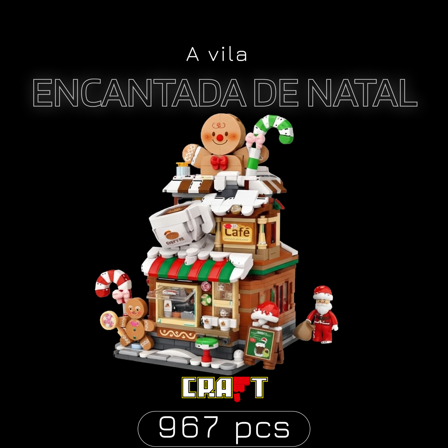 A vila encantada de Natal (967 peças)