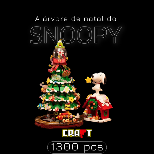 A árvore de Natal do Snoopy (1300 peças)