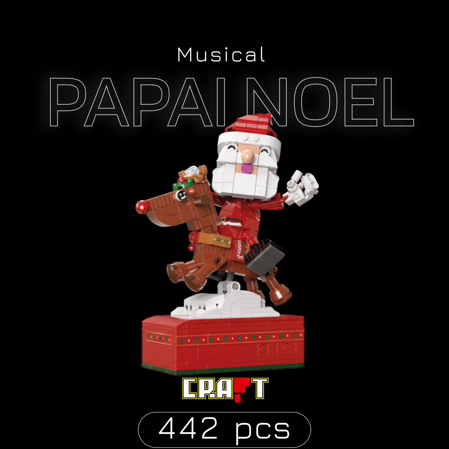 Papai Noel musical (442 peças)