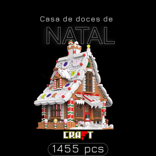 Casas de doces de Natal (1455 peças)