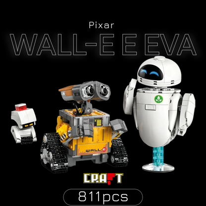 Wall-E e Eva (811 peças)