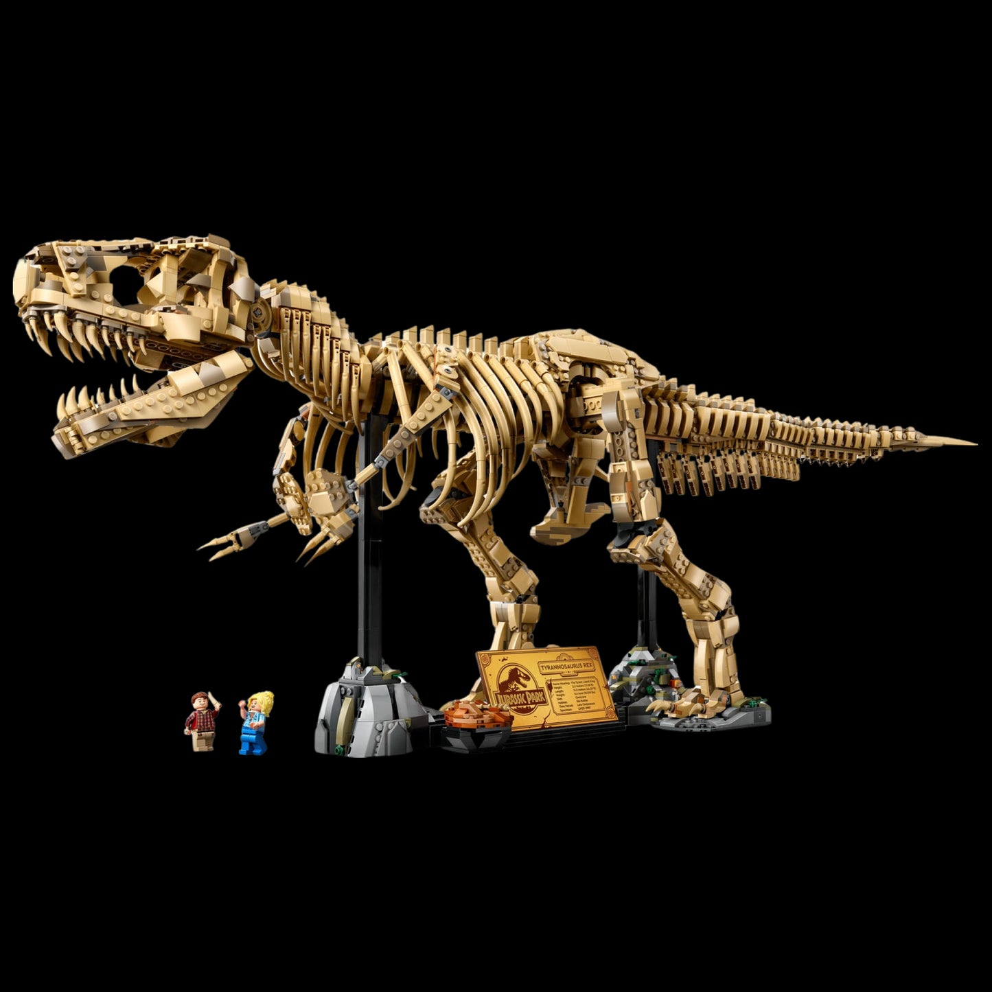 Fóssil do Tiranossauro Rex do Jurassic Park (3145 peças)