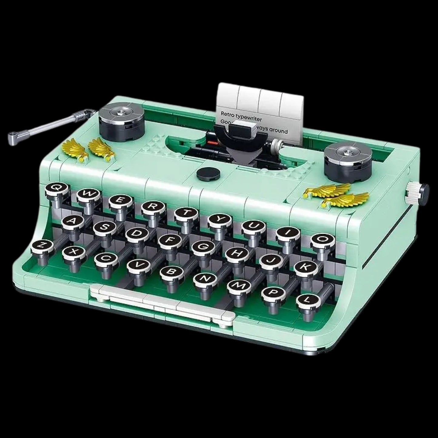 Máquina de Escrever Retrô (820 micro-peças)