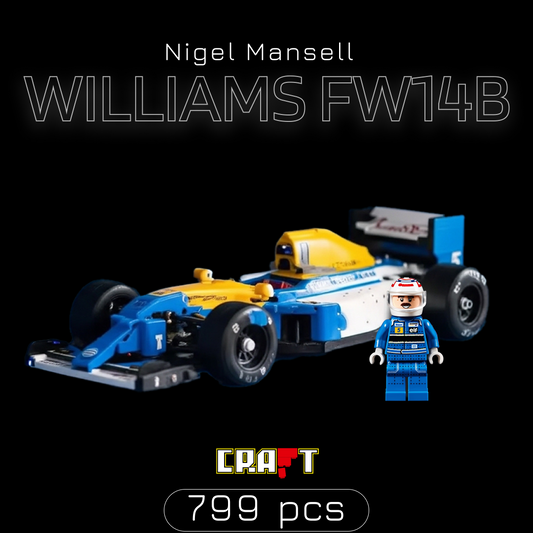 Carro de Fórmula 1 -  Williams FW14B (799 peças)