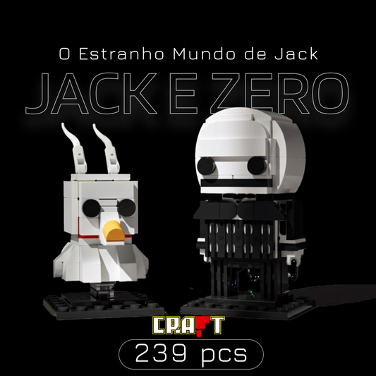O Estranho Mundo de Jack - Jack e Zero (239 peças)