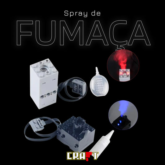 Spray de Fumaça - Azul e Vermelho