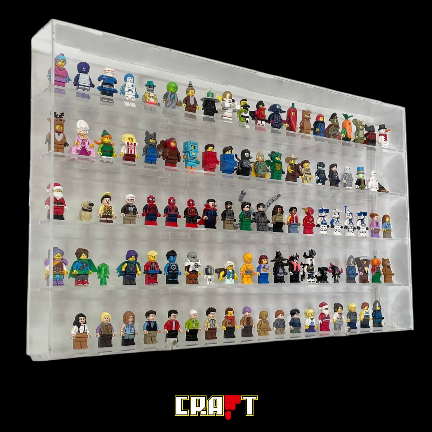 Expositor de Acrílico - 98 Minifiguras
