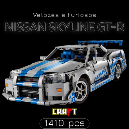 Velozes e Furiosos - Nissan Skyline GT-R (1410 peças)