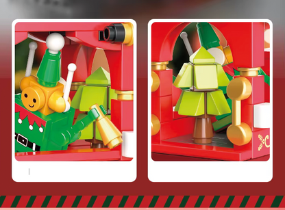 Trem mágico de Natal (1090 peças)